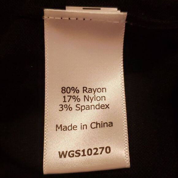 41 Hawthorn Womens Krista Peplum Sweater Tank Black White Size‎ Medium NWOT - Picture 4 of 4